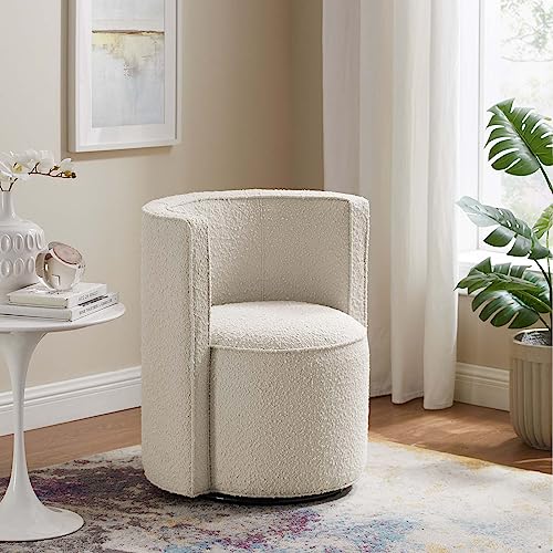 Sillón Giratorio Tela Bouclé Menta miniatura 2