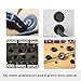 Vrupin 188 Pieces Rubber Grommet Kit – Rubber Plugs for Round Holes, Wiring, Electrical, Plumbing, and More