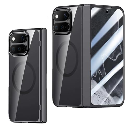 �K�pGoogle Pixel-11 Pro Fold�p�̓����ȃP�[�X (�u���b�N,HD�X�N���[��,�R�C���t��) | ������PC�ی�J�o�[�A���C�����O�AHD/�v���C�o�V�[�K���X�t�B�����A���C�����X�[�d