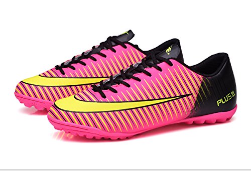 Kinderen Voetbalschoenen Heren Indoor Outdoor Voetbalschoenen Atletisch Turf Mundial Team Cleat Hardlopen Sport Lichtgewicht Ademend Anti-slip Demping Schoenen Roze 39 - Image 4