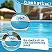 Soulchen 9 Inch Water Basketball Swimming Pool Basketball Inflatable Waterproof Water Ball with Pump Rubber Pool Ball for Teens Adults Indoor Outdoor Summer Lake Game Party Favors