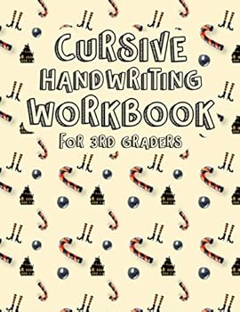 Paperback Cursive Handwriting Workbook for 3rd Graders: Halloween Cursive Writing Practice Workbook. Halloween Patterned Cursive Handwriting Workbook for Middle Book