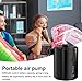 Portable Electric Air Pump 4000Pa Mini Air Pump with 4 Nozzles Ideal for Air Mattresses, Pool Toys, and Floatation Devices