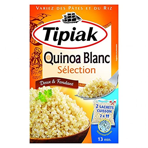 Tipiak Quinoa Blanco Selección Suave y Fondant por 2 bolsitas de 240 g (juego de 4)