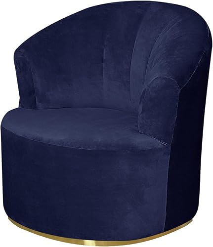 YOCOVER Funda de terciopelo para silla giratoria de barril giratorio, funda elástica para silla decorativa de barril para sillón, funda de sofá