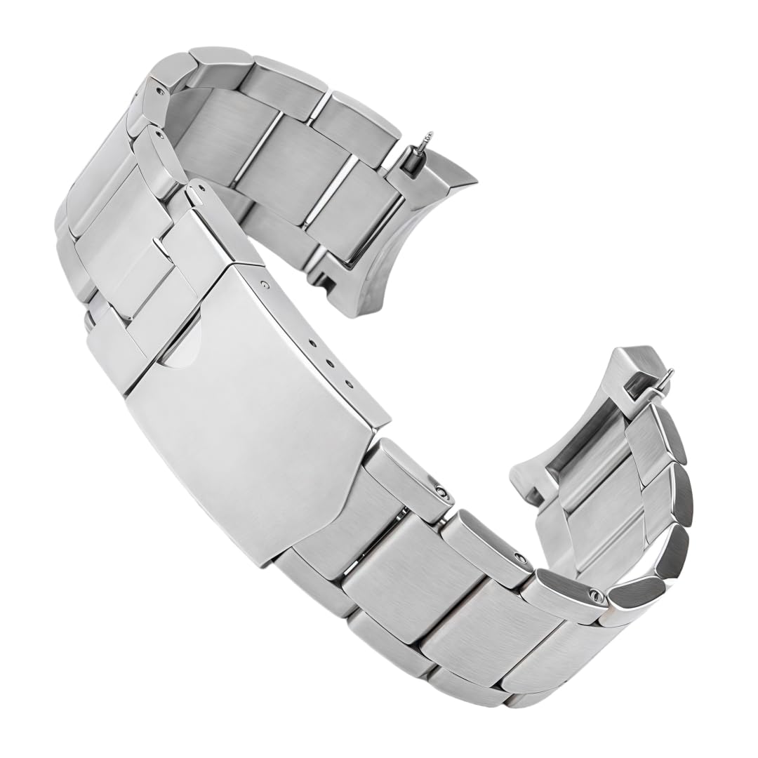 Bracelet montre 22mm acier inoxydable courbe résistant aux rayures - 8