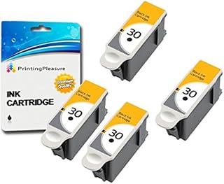 4 XL BLACK Compatible Kodak 30XL Printer Ink Cartridges for Kodak ESP C100, C110, C115, C300, C310, C315, C330, C360, 1.2, 3.2, 3.2S, Office 2100, 2150, 2170 AIO, Hero 2.2, 3.1, 4.2, 5.1 | 30B