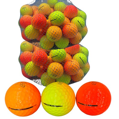 Golf Ball Planet 4A/Near Mint Recycled Used Golf Balls for Vice Pro Mix in Great Condition (100 Pack, Shade Mix)