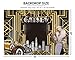 Allenjoy 7x5ft Vinyl Gatsby Themed Backdrop for Celebration Retro Roaring 20's 20s Party Art Decor Happy 1st Birthday Wedding Decoration Pictures Background Supplies Photo Booth Prop