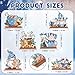 Blosssound 6 Pcs Winter Hot Cocoa Table Decor Christmas Gnome Centerpieces Wonderland Wooden Sign Table Decorations for Home Office Xmas Winter Holiday Theme Party Decor
