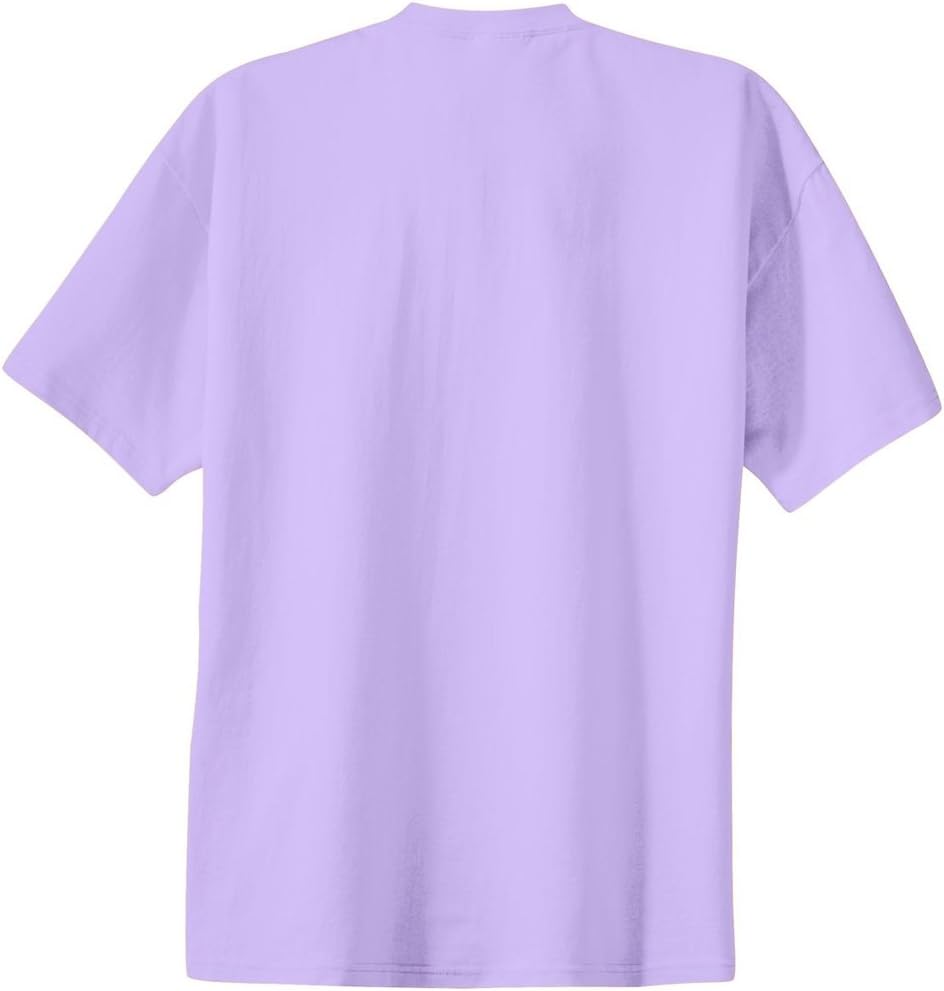 Salty Joe's Where Fish Go to Die Logo Cotton T-Shirts Regular Big and Tall Small Lavender - White Logo (Heavyweight 100% Cotton)