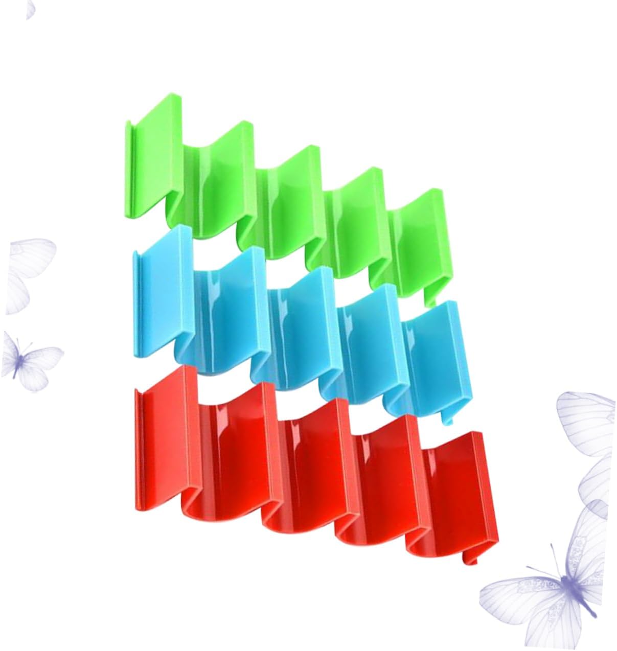 3pcs Mexican Pancake Rack Creative Tortilla Roll Holder for Home Kitchenware Sturdy Green Blue and Red for Family Gatherings and Outdoor Parties