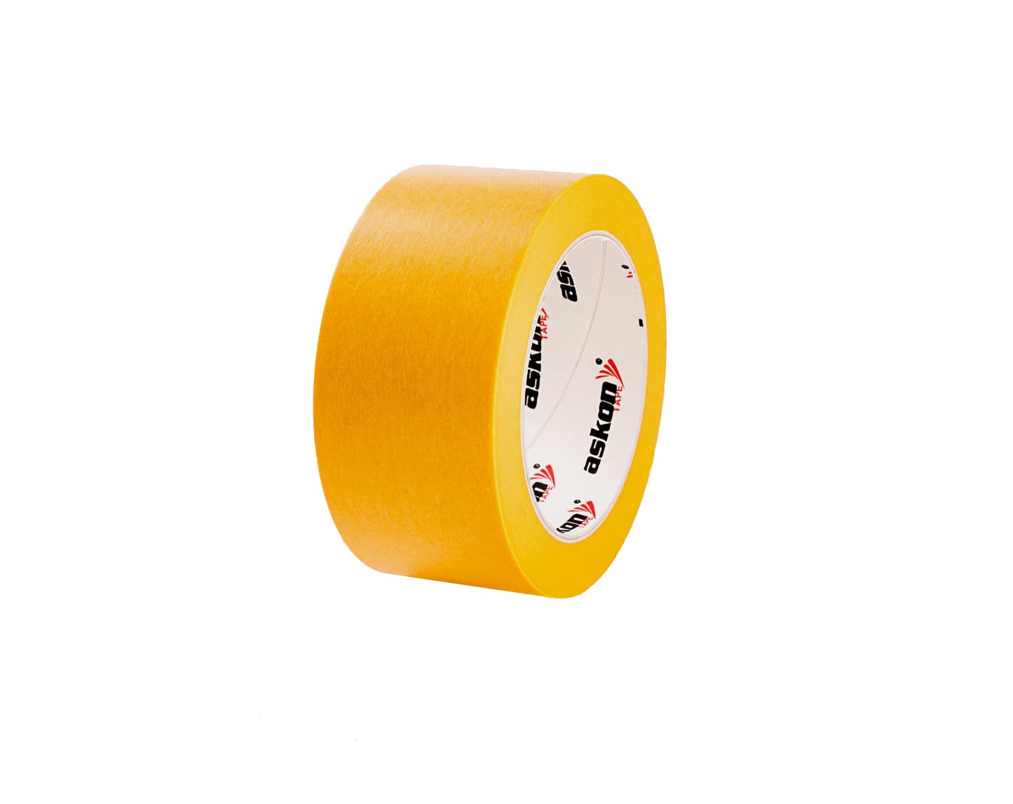 ASKON Goldband 30mm, 50m lang - 8er Pack (8 Rollen) - Abdeckband - Malerkrepp - Malerabdeckband - Kreppband - Profiqualität