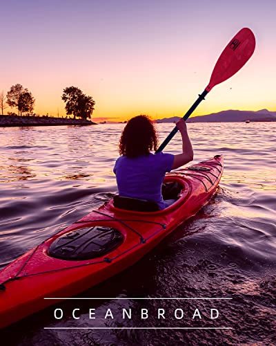 Oceanbroad Adjustable Kayak Paddle 86In/220Cm To 94In/240Cm Kayaking Boating Canoeing Oar With Paddle Leash 1 Paddle… #TOP1