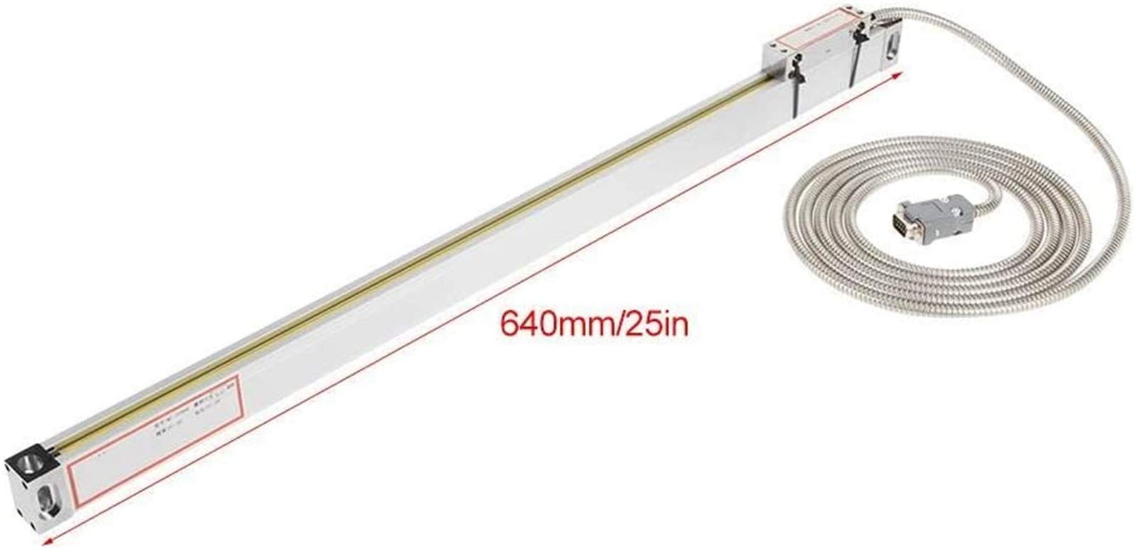 Narzędzia Liniał Liniowy, 500 Mm 20-Calowy Tokarko-Frezarka Z Cyfrowym Odczytem Enkodera Z Akcesoriami Montażowymi Do Uchwytu Wiertarskiego Jcs900-2Ae/3Ae Dro