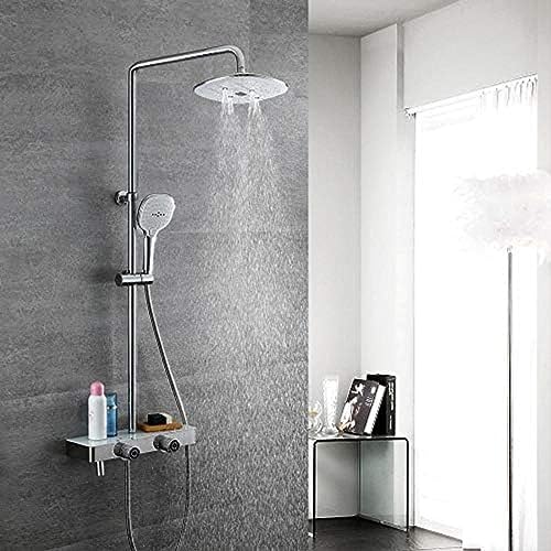 Ensembles de douche de bain chromé avec pulvérisateur à main de robinets