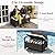 RELAX4LIFE Wicker Outdoor Bench with Storage - Rattan Deck Box w/Protective Liner for Pillows, Pool Supplies, Garden Tools, Patio Loveseat with Seat Cushion & Metal Armrests for Backyard Porch Balcony