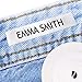 100 Personalised Iron-on Fabric Labels to Mark Your Clothes. Gentle with Your Kids Skin, for Children's School Uniform/Clothes/Clothing Labels for Kids, Baby and Children.
