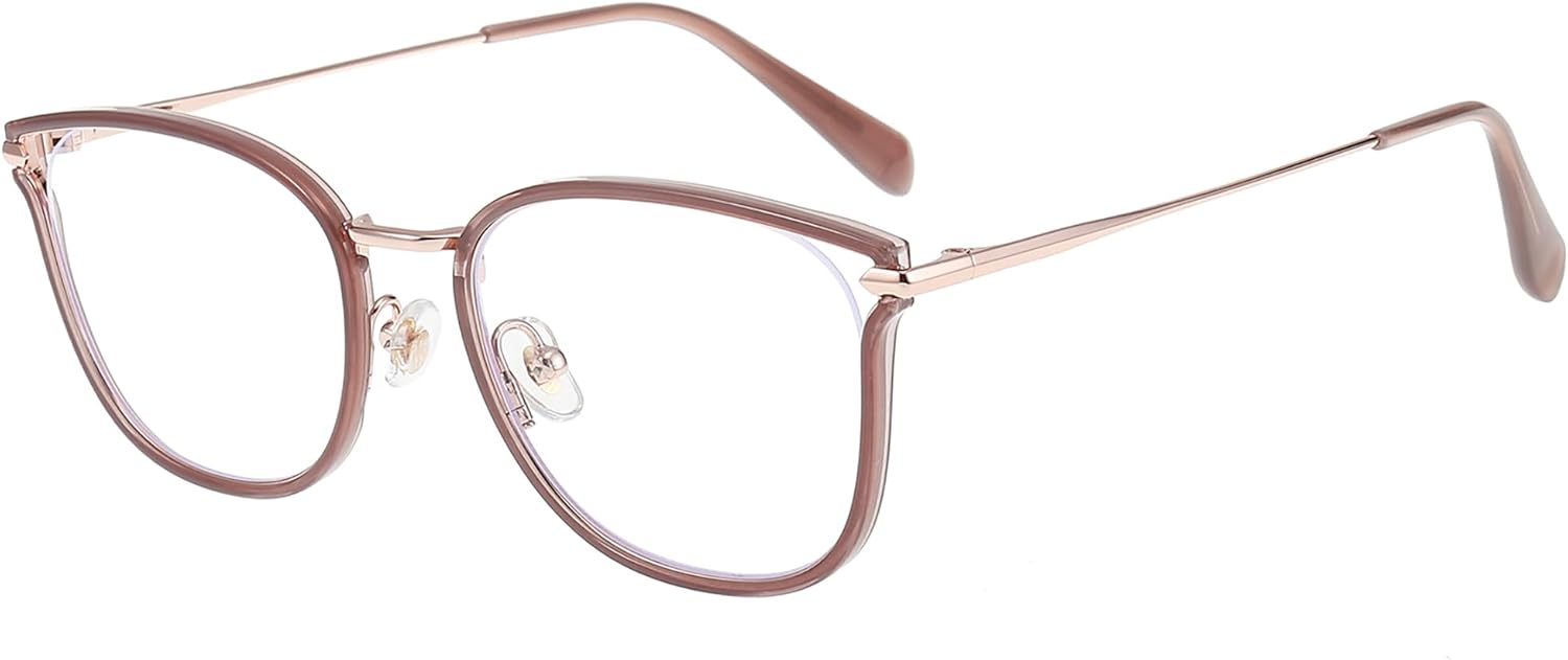 GUDVUE Blue Light Glasses, Computer/Gaming/TV/Phones Glasses for women, Anti Glare/UV400/Eye Strain
