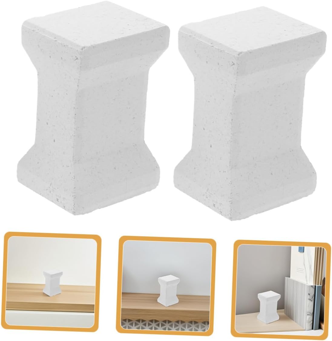 GRADENEVE 2pcs Kiln Support Pillar Posts Accessory for Pottery Firing 10cm Heat Resistant Kiln Board Tool for Ceramic Artists and Sculpting Supplies