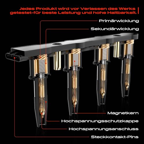 Zündmodul Zündspule für Agila A H00 Corsa B 73 78 79 Corsa C F08 F68 Agila MK I Corsa MK I II W5L F08 1.0L Benzin 1996-2003 1208306