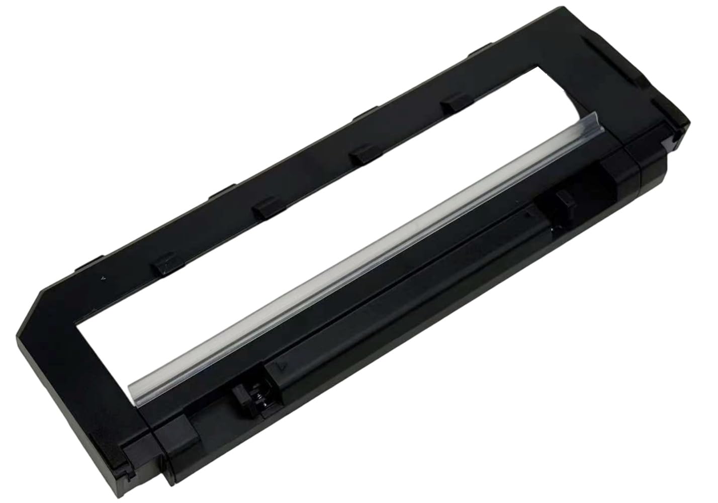 Rubber Main Brush Cover Guards for Robotic Vacuum, Replacement for RoboVac S7 Max Ultra, S7, S7+, S7 MaxV, Q5, Q5+, Q7, Q7 Max Models - Roller Brush Protector Replacement Parts (Black)