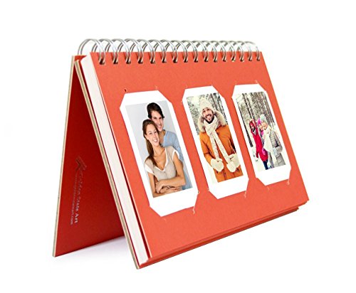 Album photo rigide collection Instax Cadres orange-rouge