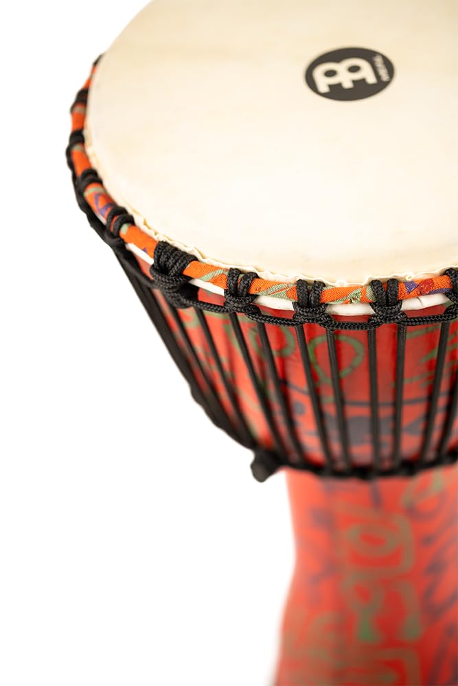 MEINL Percussion Travel Series African Djembe - Pharaoh's Script, Medium - Goat Head, PADJ1-M-G