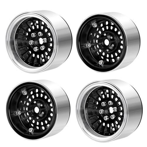 Roues Beadlock 2.2 aluminium pour expédition en forêt avec crawler 1/10 - 2