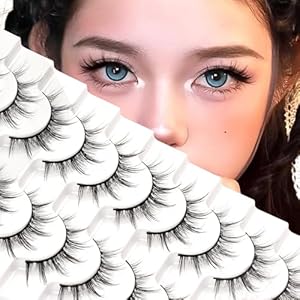 Losha Manga Lashes Fluffy Faux Mink...