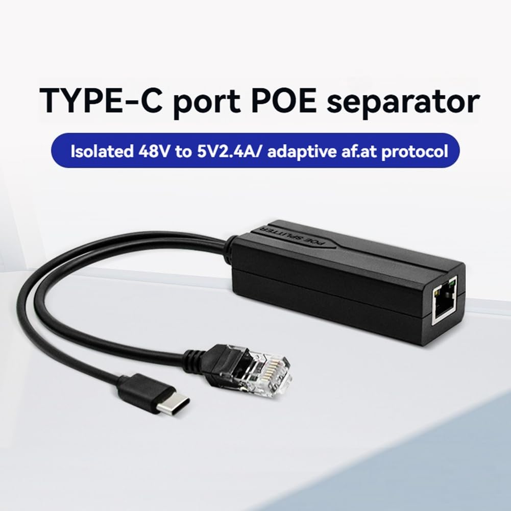 Adapter rozdzielacza Poe 48 V do 5 V 48 V do 5 V rozdzielacz Poe Splitter Poe Splitter