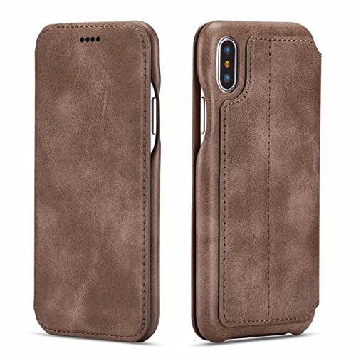 Housse en cuir pour Samsung S21 S20 FE A52, coque étui fin gris de protection