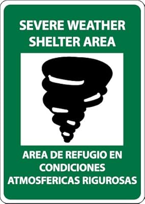 NMC M741PB Bilingual Emergency and First Aid Sign, Legend