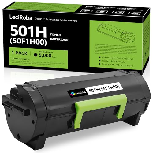 Cartouche 50F1H00 pour résoudre les problèmes de lignes blanches sur imprimante Lexmark MS415