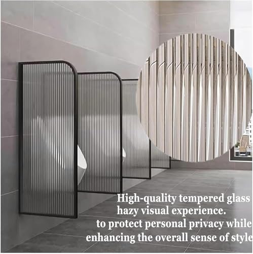 Cloison de séparation de pièce en verre trempé pour bureau d'angle