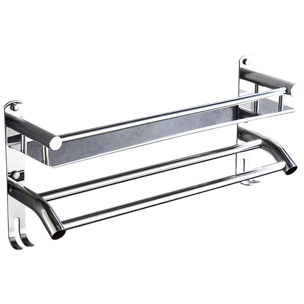 Estante de baño de acero inoxidable 304 Linjolly, trípode resistente a la humedad de 40 cm