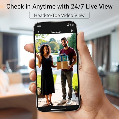 Image of Trenzu Smart WiFi Video Doorbell | Wireless Door Bell Security Camera with Night Vision | AI Motion & Human Detection | 2-Way Intercom | Instant Phone Alert | Alexa & Google | Waterproof | Easy Setup
