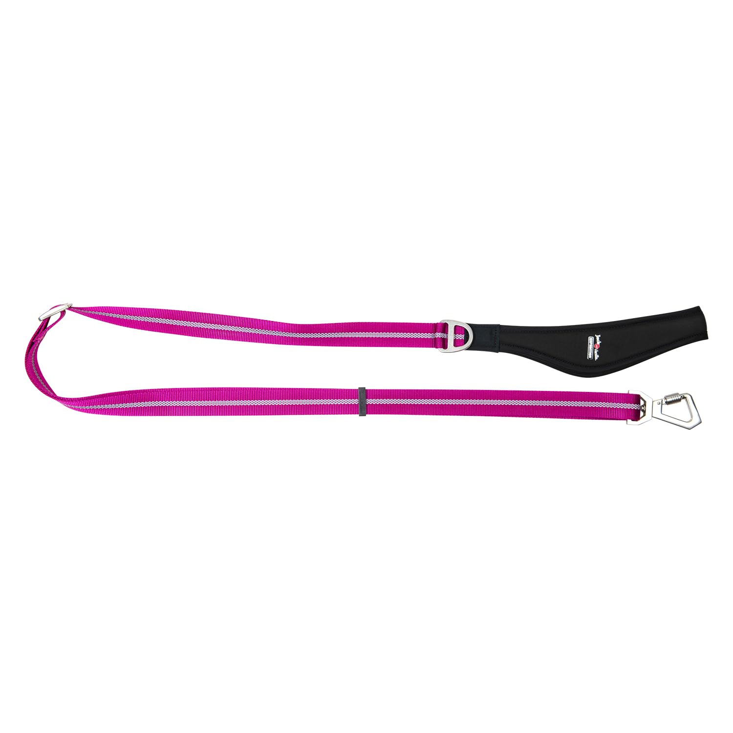 JACK AND VANILLA, Expedition Adjustable Dog Lead, Fuchsia Colour, Size 25 mm x 200 cm