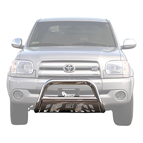 Image of ARIES 35-2001 3-Inch Polished Stainless Steel Bull Bar, No-Drill, Select Toyota Sequoia, Tundra
