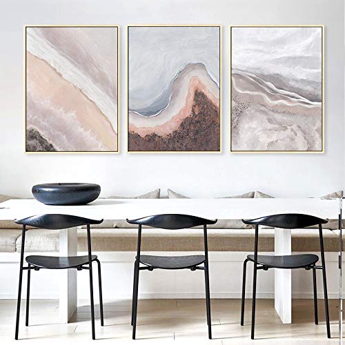 Impression sur toile de style scandinave motif moderne 60 x 90 cm