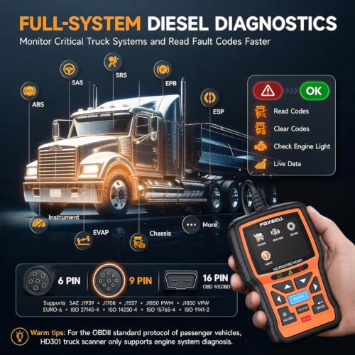 FOXWELL HD301 Full System Scanner