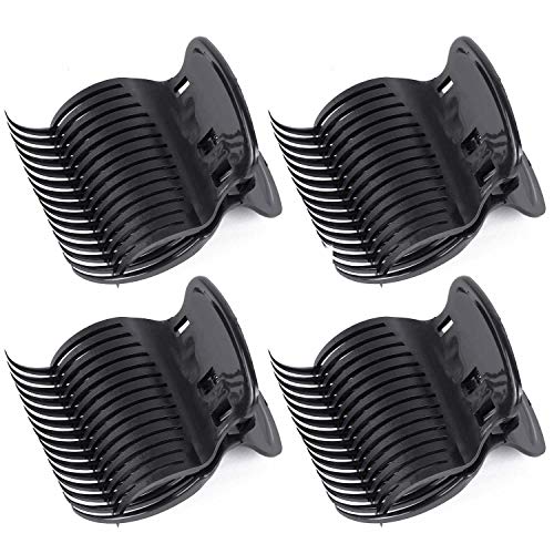 24 Hot Roller Clips for Hair Curler Claw Clip Replacement Hair Section Styling for Women Girls Black