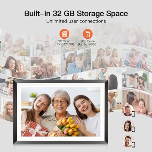 10.1 inch WiFi Digital Picture Frame for Easy Photo Sharing
