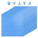 BEISHIDA 12x12inch Glitter Cardstock, Royal Blue Glitter Paper for Crafts, Graduation Grad Cap Decoration, 250GSM Premium Sparkly Scrapbook Paper for Cricut, Card Making, DIY Art Projects(15 Sheets)