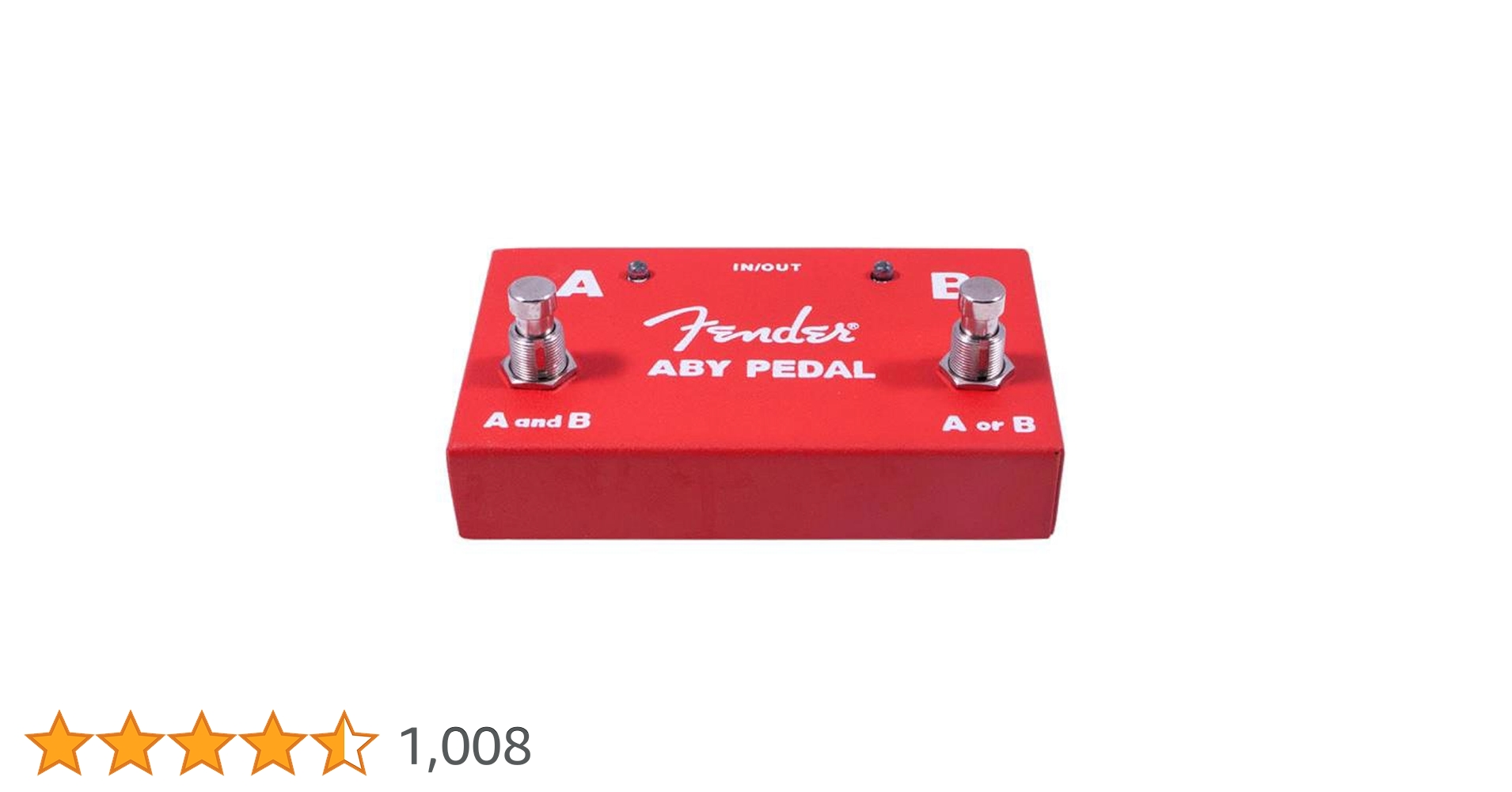 Fender ABY PEDAL ギターエフェクター Fender ABY Footswitch Pedal – Walt Grace Vintage
