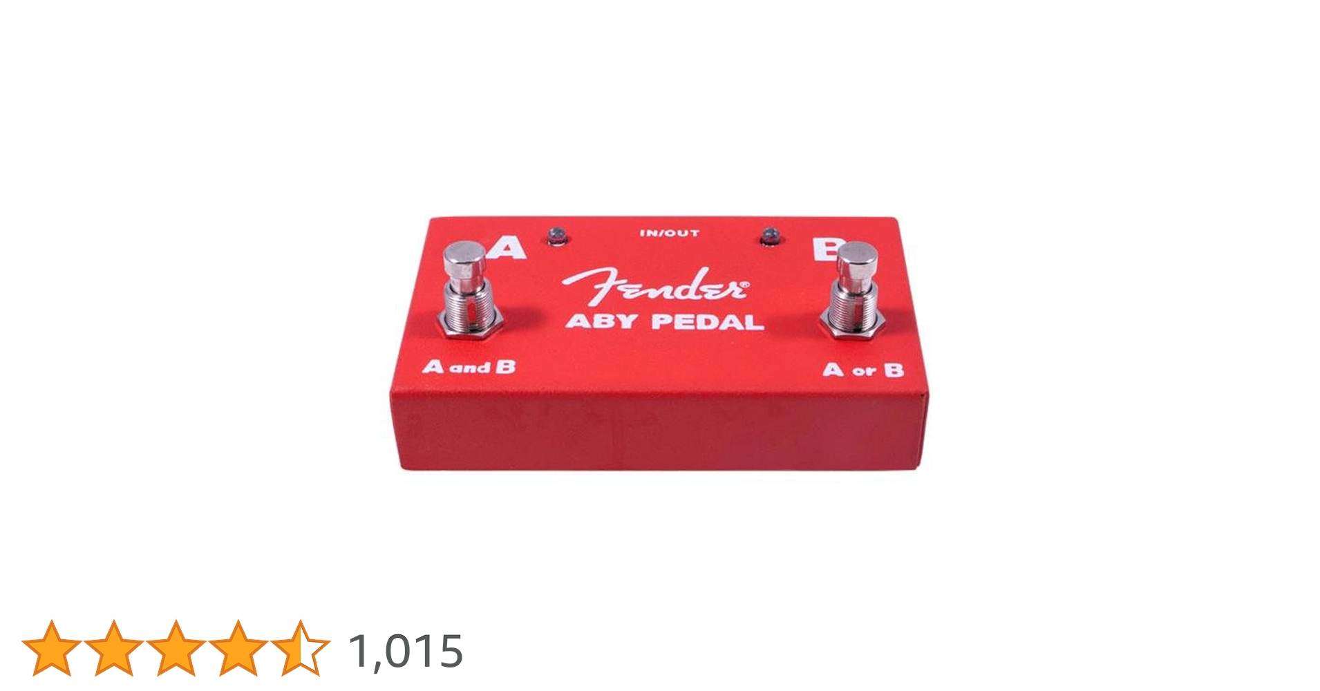 Amazon | Fender エフェクター ABY FOOTSWITCH | エレキギターコンボ Amazon | Fender エフェクター ABY FOOTSWITCH | エレキギターコンボ