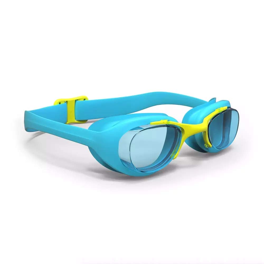 NABAIIJI Kid's Swimming Goggles Adjustable Nose Bridge & Strap with Clear Lenses (BLUE YELLOW)-picture-23