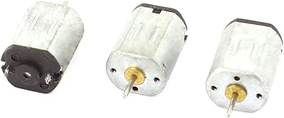Aexit 3 Pcs Electric Motors N20 1.5-4.5V 6000RPM High Speed Electric DC Micro Fan Motors Mini Motor