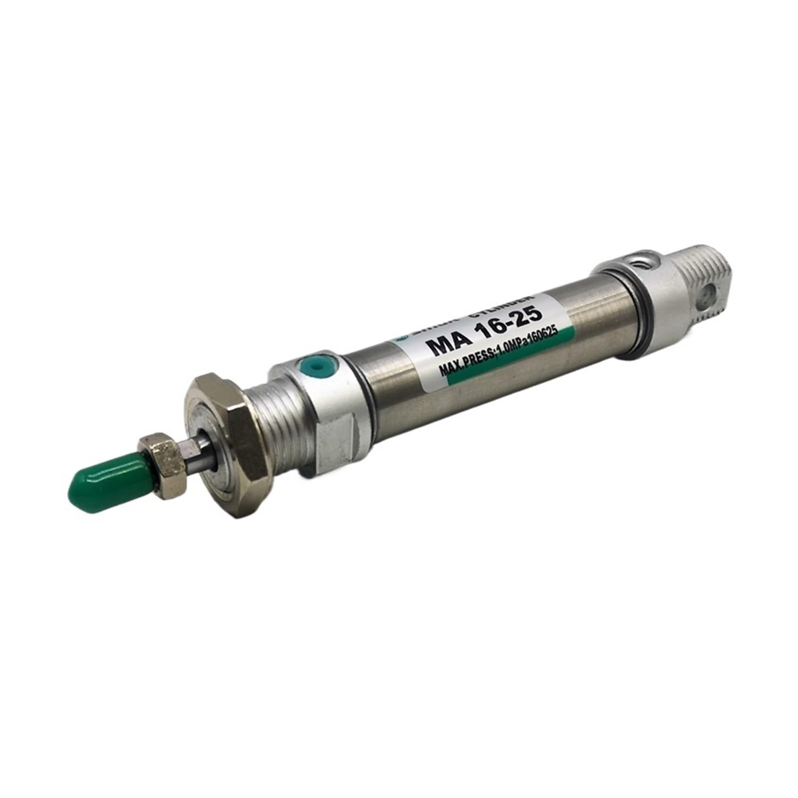 RCGKNNMUZ 1pcs MA16X25 Stainless Steel Pneumatic Cylinder Bore 16mm Stroke 25mm Pneumatic Air Cylinder