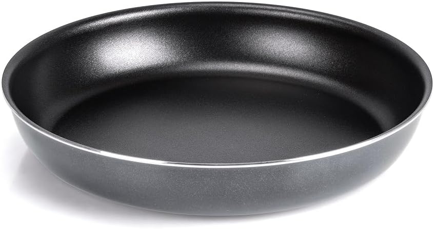 Moneta Eden Minispace Non-Stick Pan Set 24 + 28 cm + Removable Handle, Recycled Aluminium, 100% Made in Italy